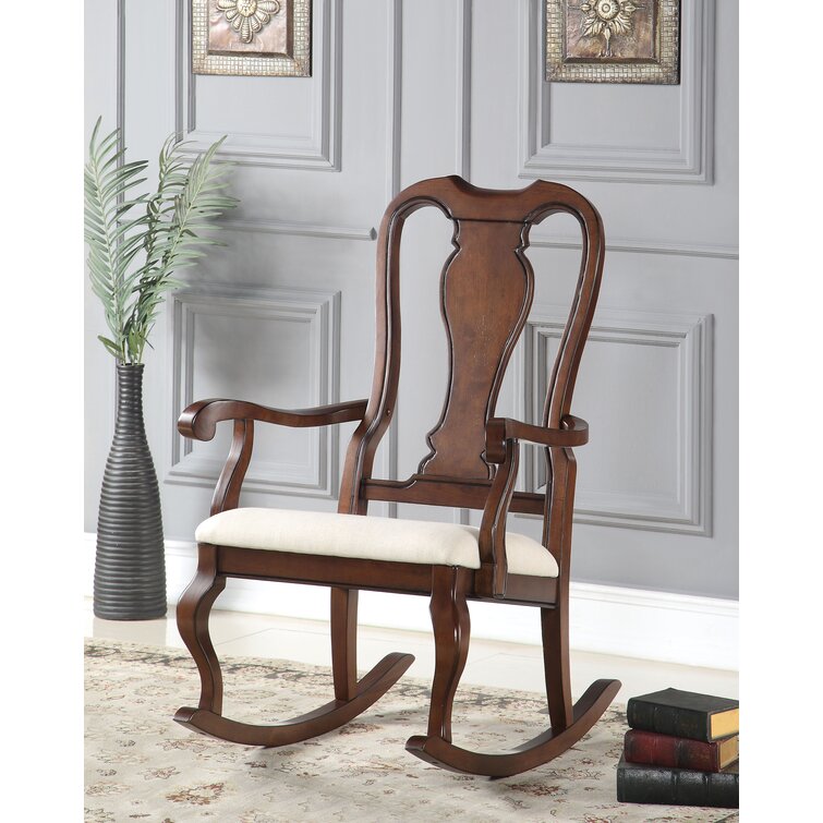 Fleur de lis rocking chair